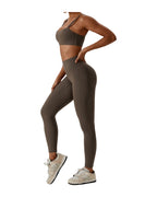 Quick-drying Nude Feel Hip Raise Yoga Pants Outdoor Leggings photo 10