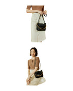 Leather Folds Clouds Bag Chain Shoulder Cowhide Crossbody photo 16