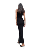 Knitted Turtleneck Sleeveless Midi Dress Elegant French photo 10