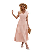 V-neck Ruffle Layered Dress photo 11