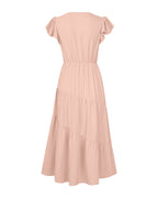 V-neck Ruffle Layered Dress photo 16