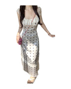Polka Dot Brace Dress photo 1