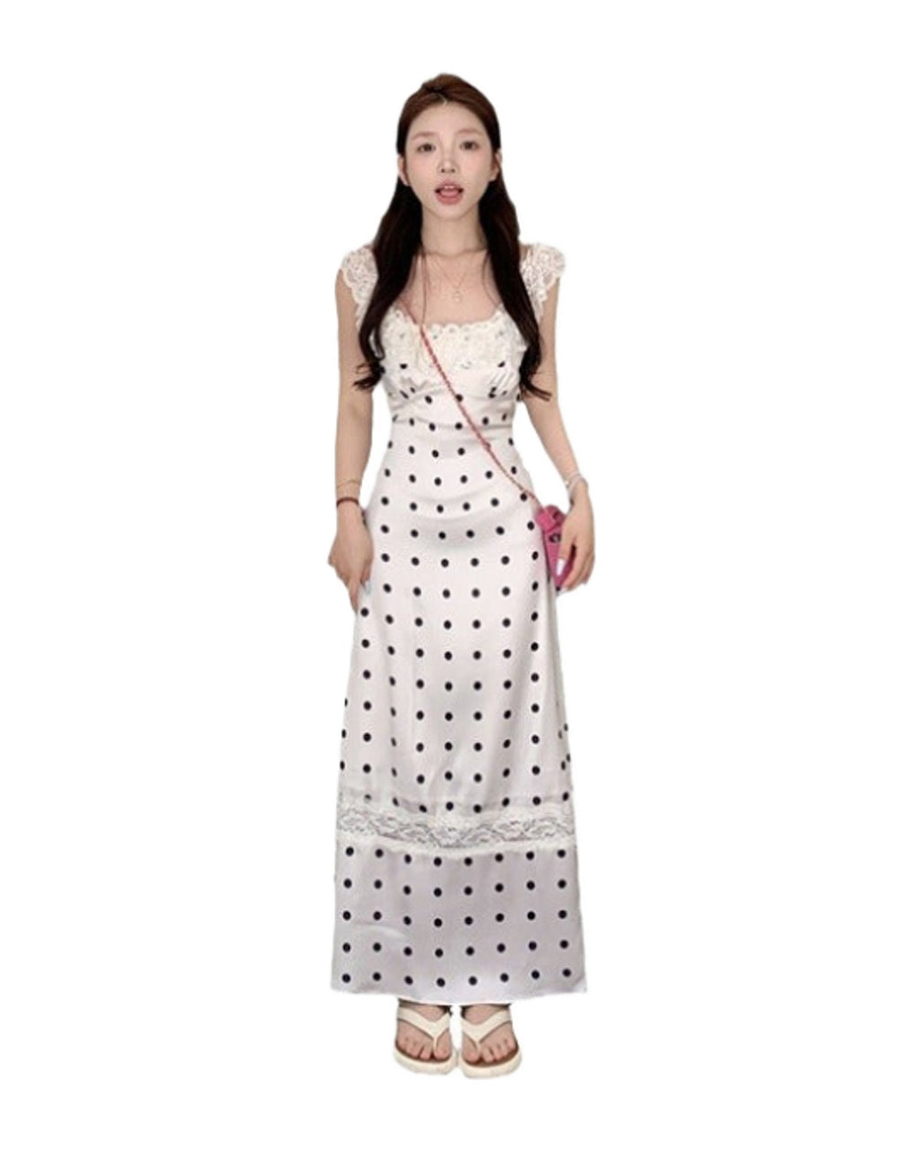 Polka Dot Brace Dress photo 14