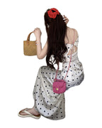 Polka Dot Brace Dress photo 18