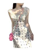 Polka Dot Brace Dress photo 2