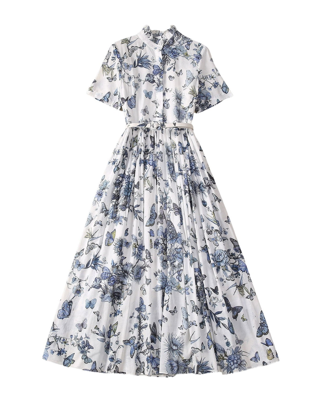 Butterfly Flower Cotton Dress photo 1