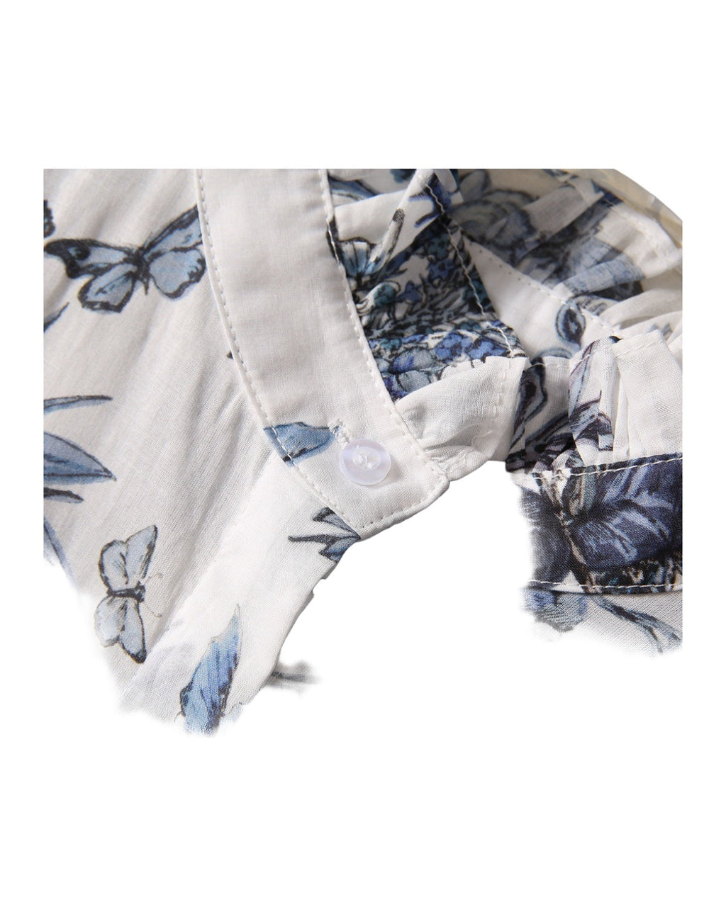 Butterfly Flower Cotton Dress photo 5