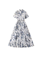 Butterfly Flower Cotton Dress