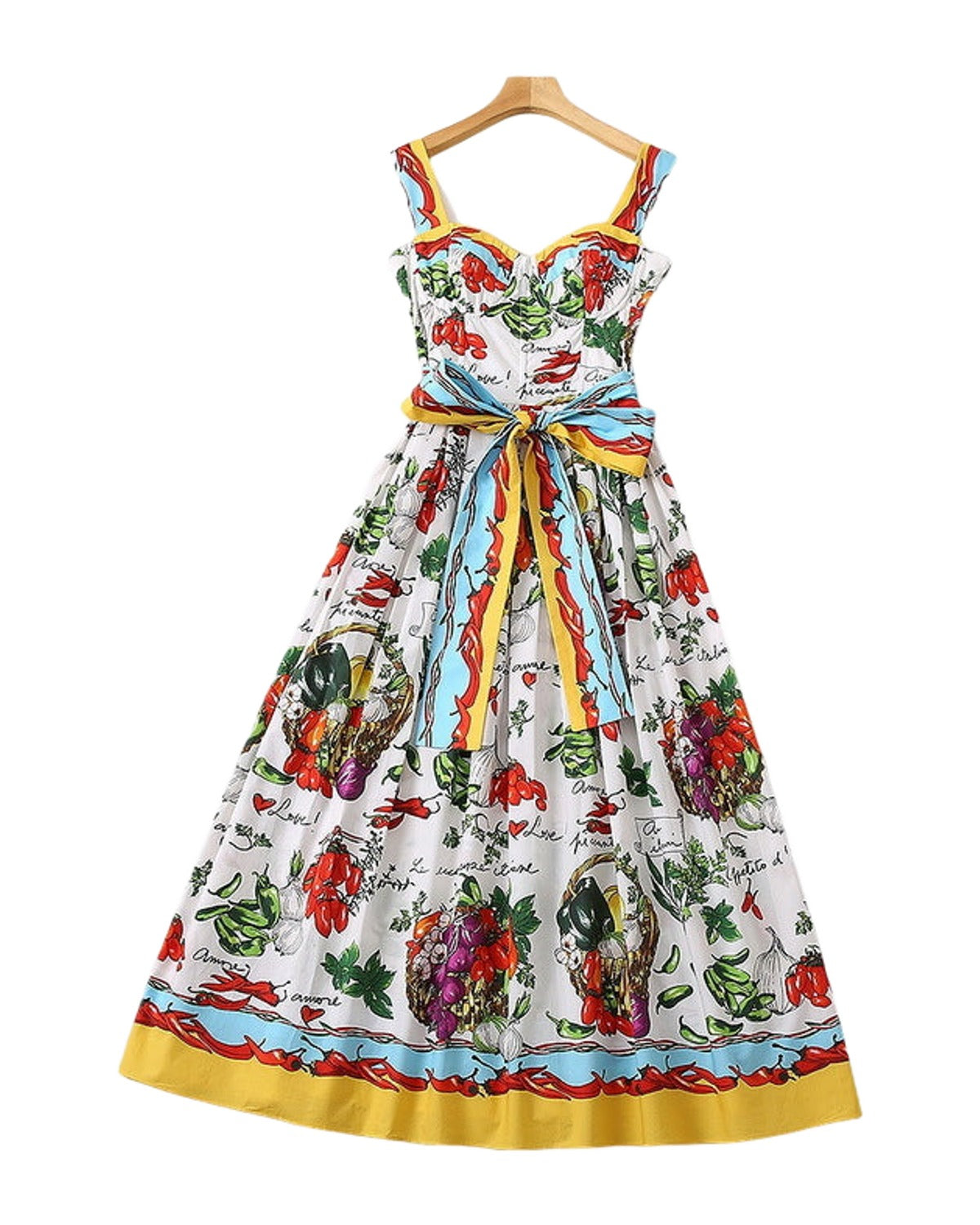 Keel Body Shaping Fruit Vegetable Sling Dress photo 4