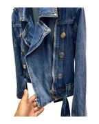 Button Denim Loose Top photo 15