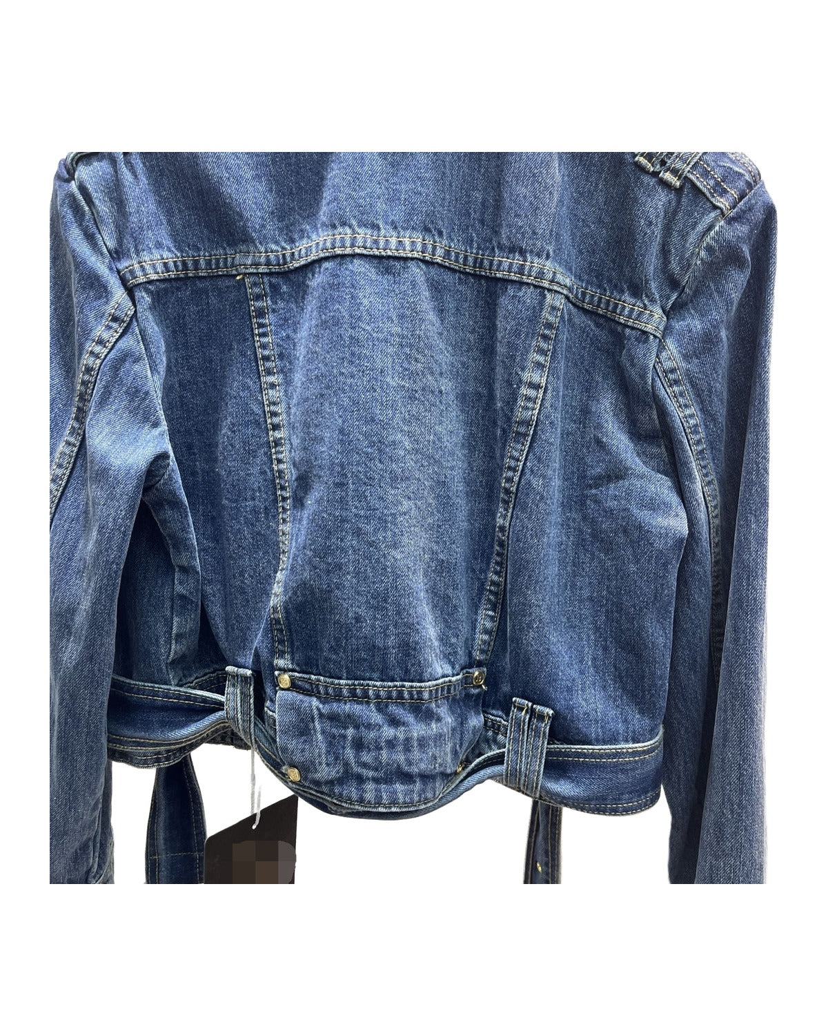 Button Denim Loose Top photo 18