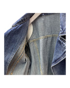 Button Denim Loose Top photo 8