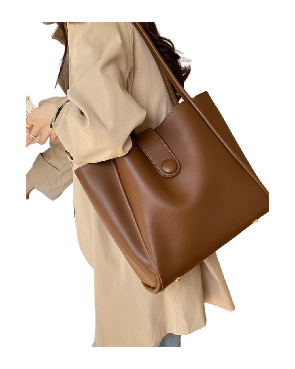 Retro One-shoulder Work Commuter Tote photo 17