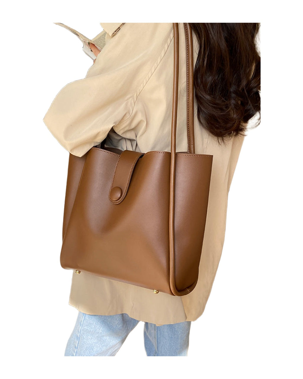 Retro One-shoulder Work Commuter Tote photo 24