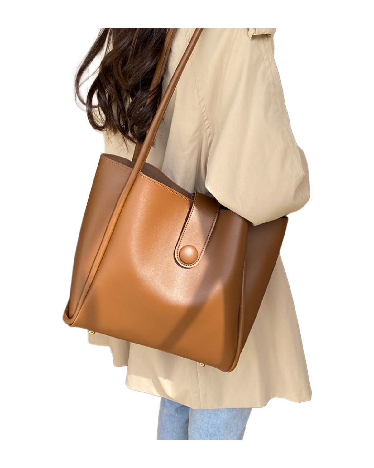 Retro One-shoulder Work Commuter Tote photo 4