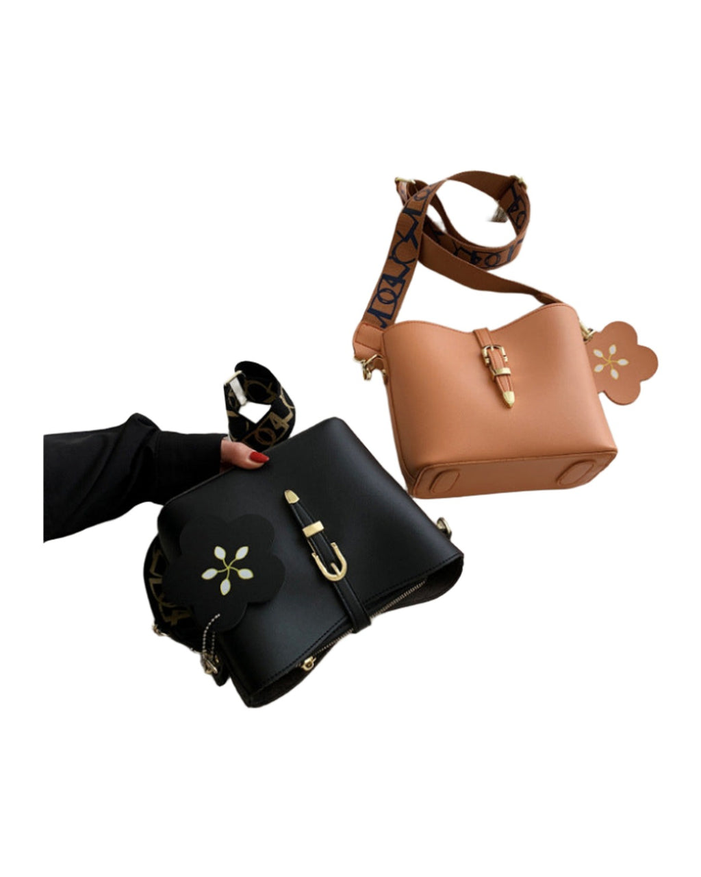 Large Capacity Shoulder Bag Wide Strap Crossbody photo 32