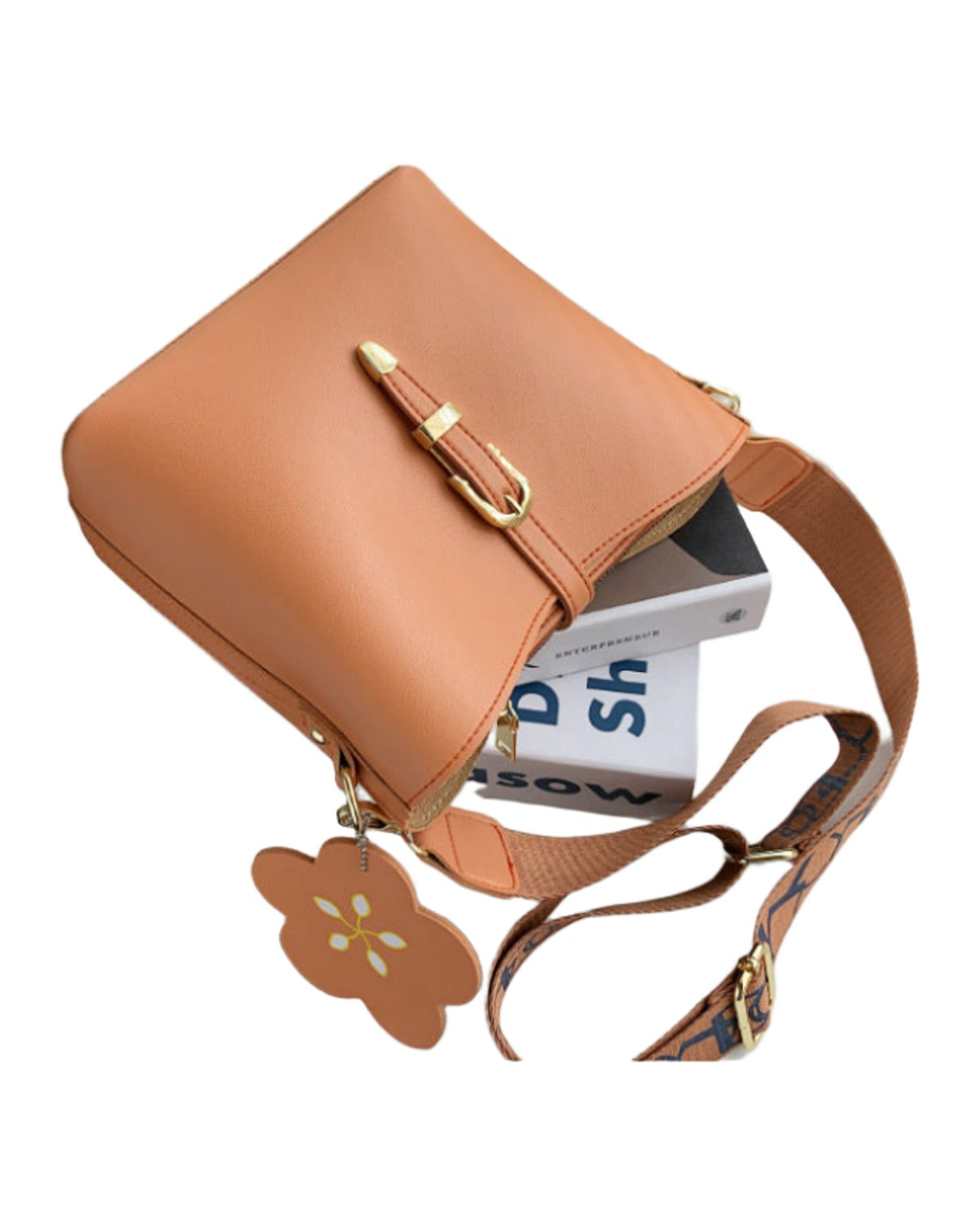 Large Capacity Shoulder Bag Wide Strap Crossbody photo 4