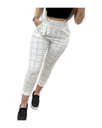White Plaid Pants photo 3