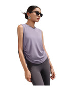 Drawstring Loose Sleeveless Shirt photo 4