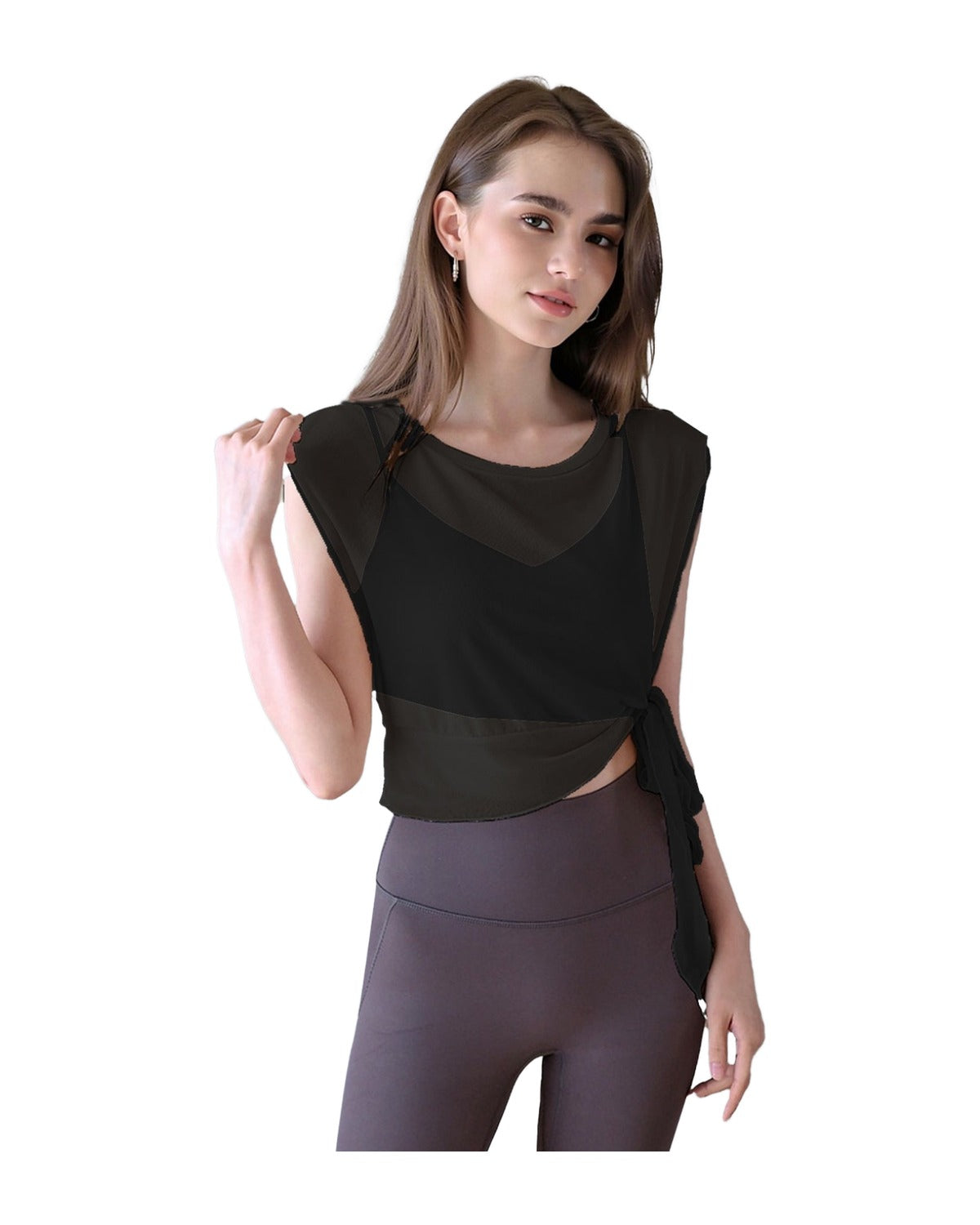 Summer Short Sleeve Mesh Top photo 9