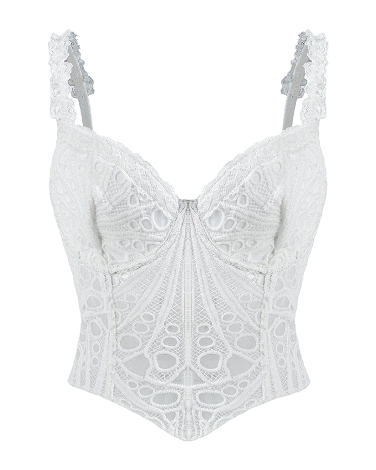 Corset Asymmetrical Floral Vest photo 6