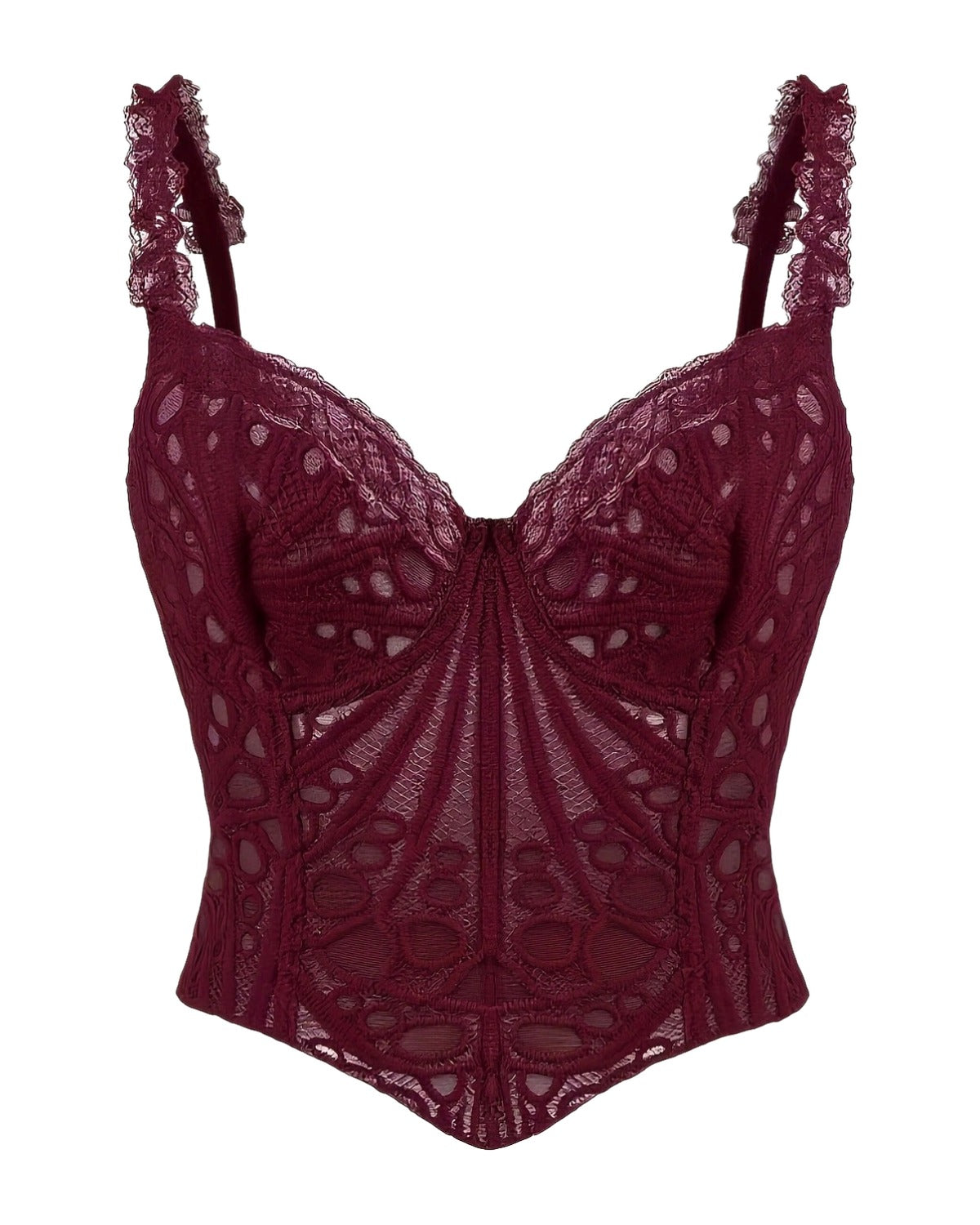 Corset Asymmetrical Floral Vest photo 9