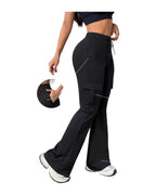 Drawstring Loose Wide-leg Pants photo 1