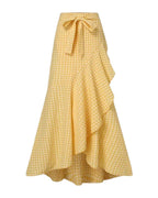 Plaid Mermaid Ruffled Skirt photo 5