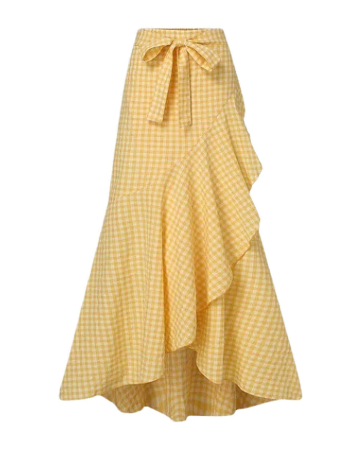 Plaid Mermaid Ruffled Skirt photo 5