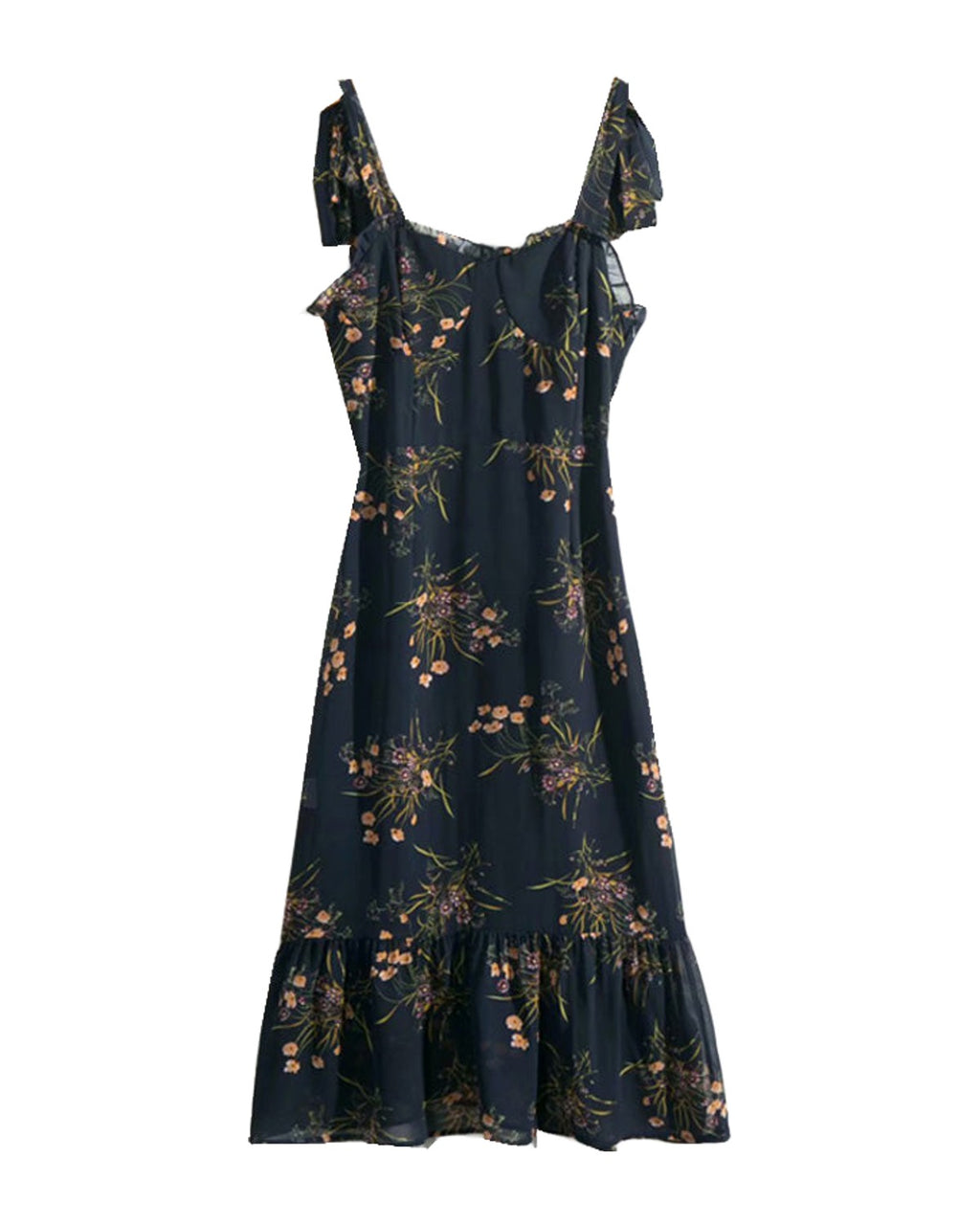 V-neck Ruffled Dress photo 7