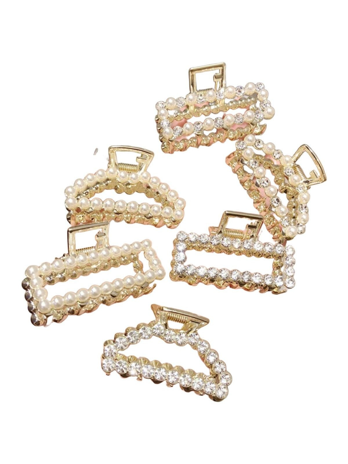 Luxury Pearl Rhinestone Grip