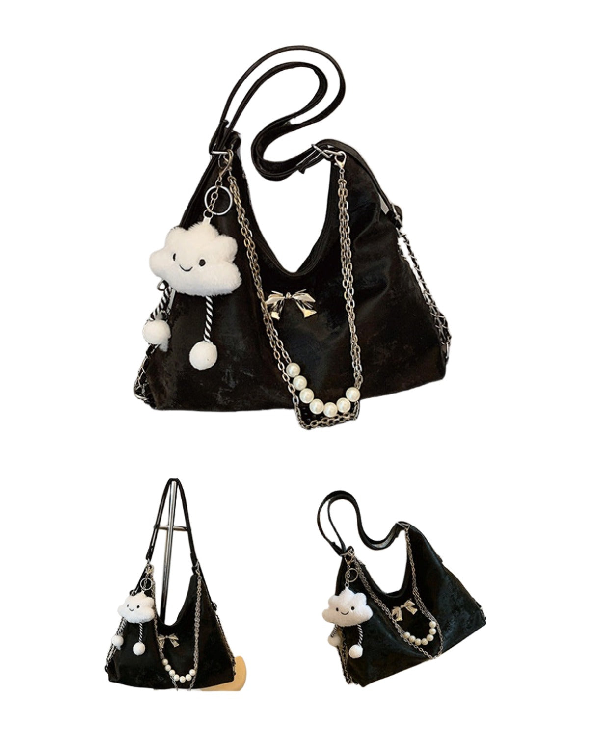 Large Capacity Spring Shoulder Bag Texture photo 11