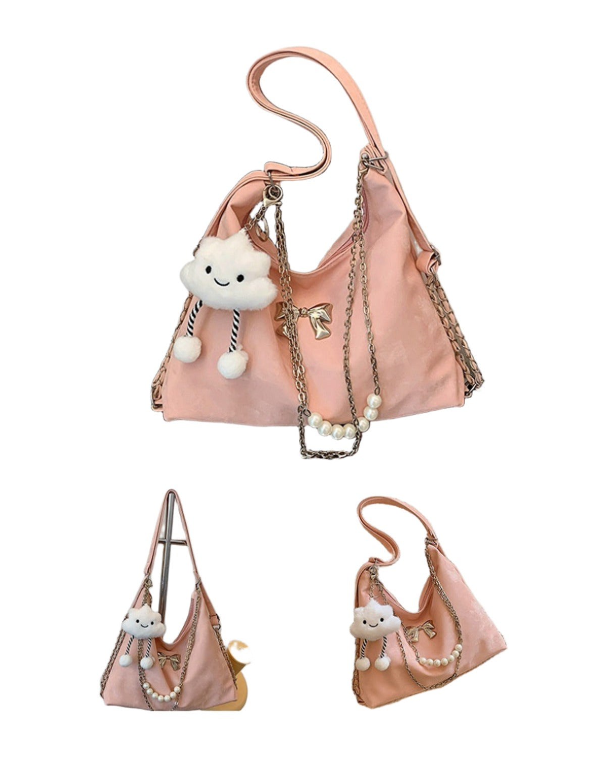Large Capacity Spring Shoulder Bag Texture photo 18