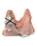 Large Capacity Spring Shoulder Bag Texture photo 5