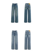 Wide Leg Jeans High Waist Baggy Straight Trousers photo 3