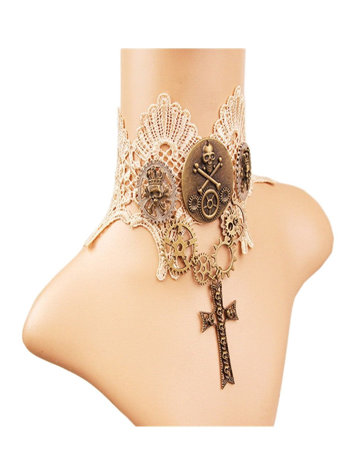 Steampunk Court Retro Necklace