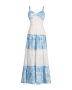 Print High Waist Slim Dress photo 1
