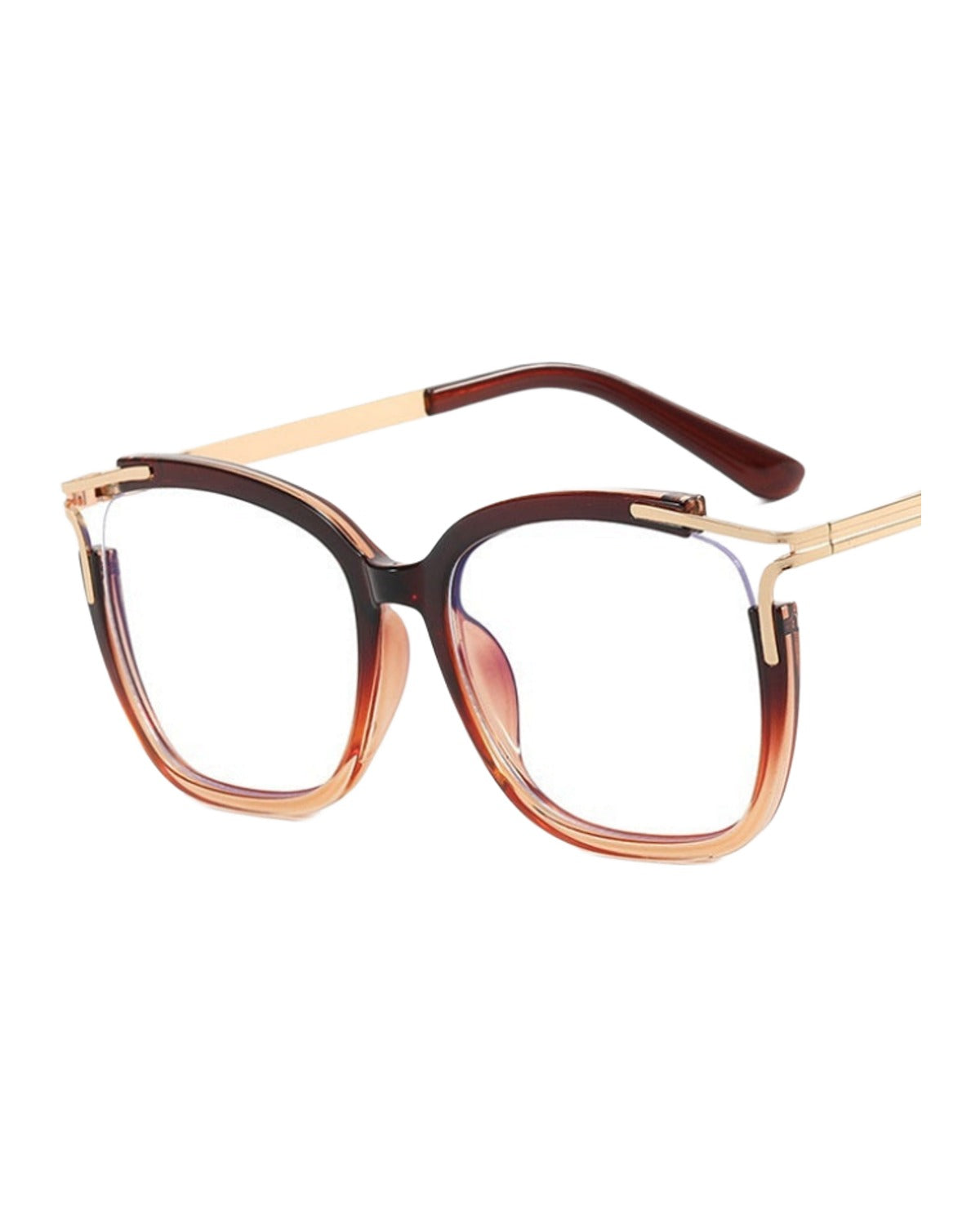 Square Cat Eye Hollow Glasses Frame photo 11