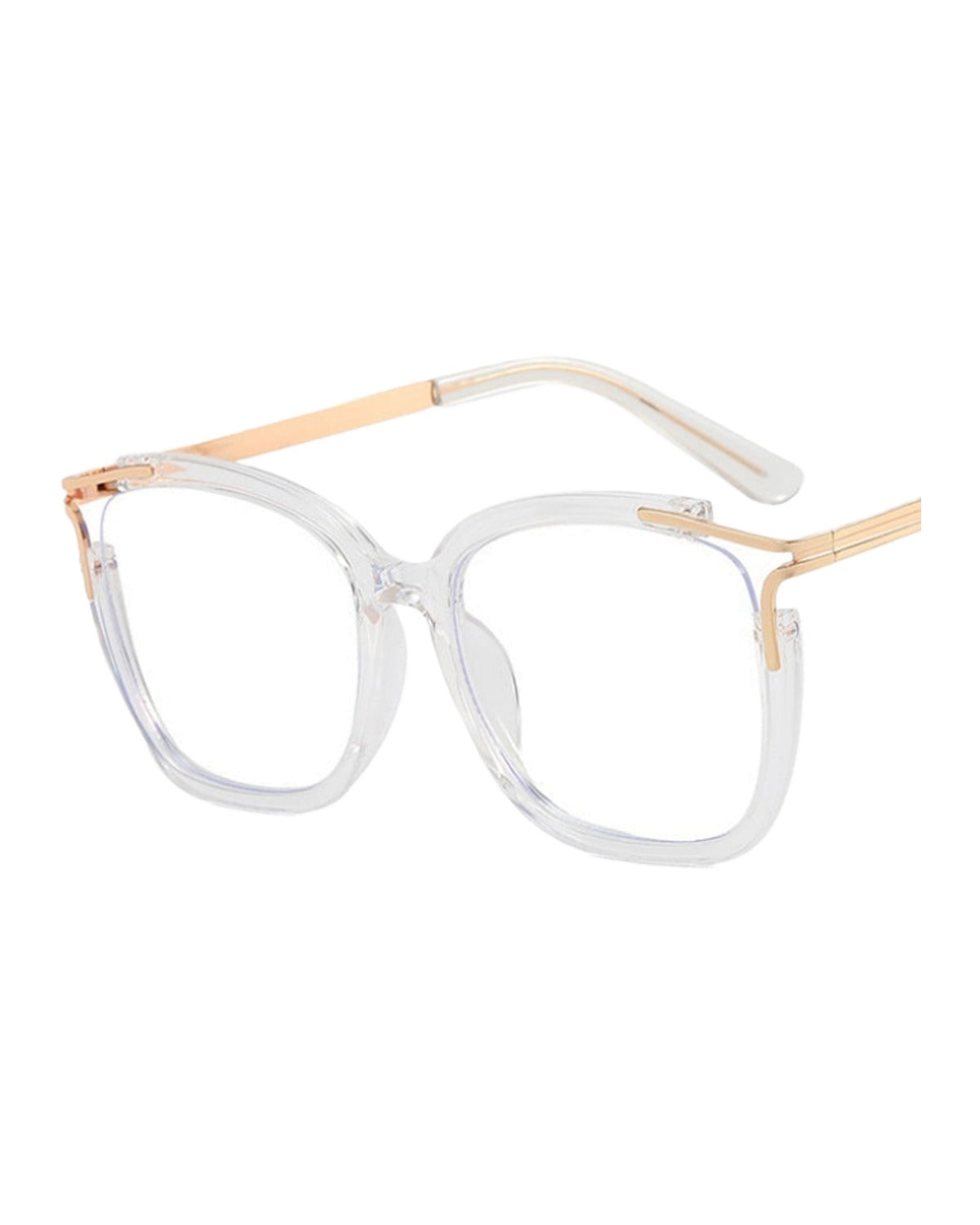 Square Cat Eye Hollow Glasses Frame photo 5