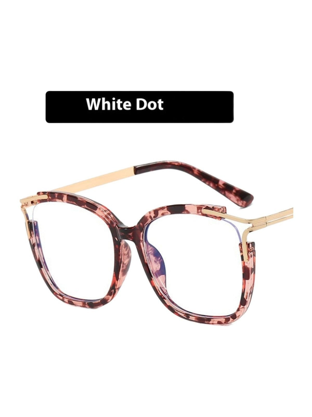 Square Cat Eye Hollow Glasses Frame