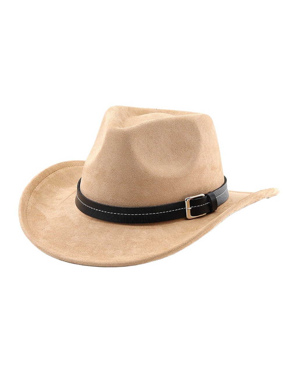 Belt Decoration Suede Curling Western Cowboy Hat Top photo 10