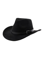 Belt Decoration Suede Curling Western Cowboy Hat Top