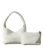 Handmade Shoulder Soft Leather Hand Carrying Woven Bag photo 4