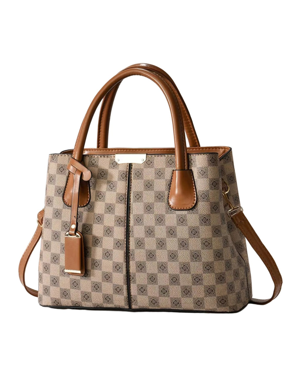 Printed Tote Crossbody Bag photo 2