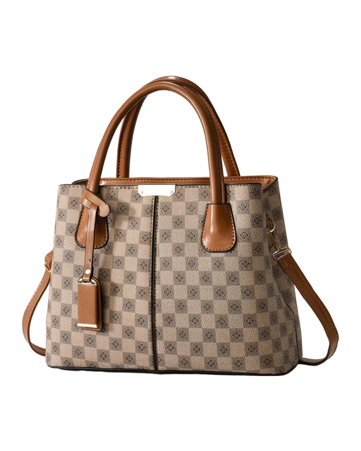 Printed Tote Crossbody Bag photo 2