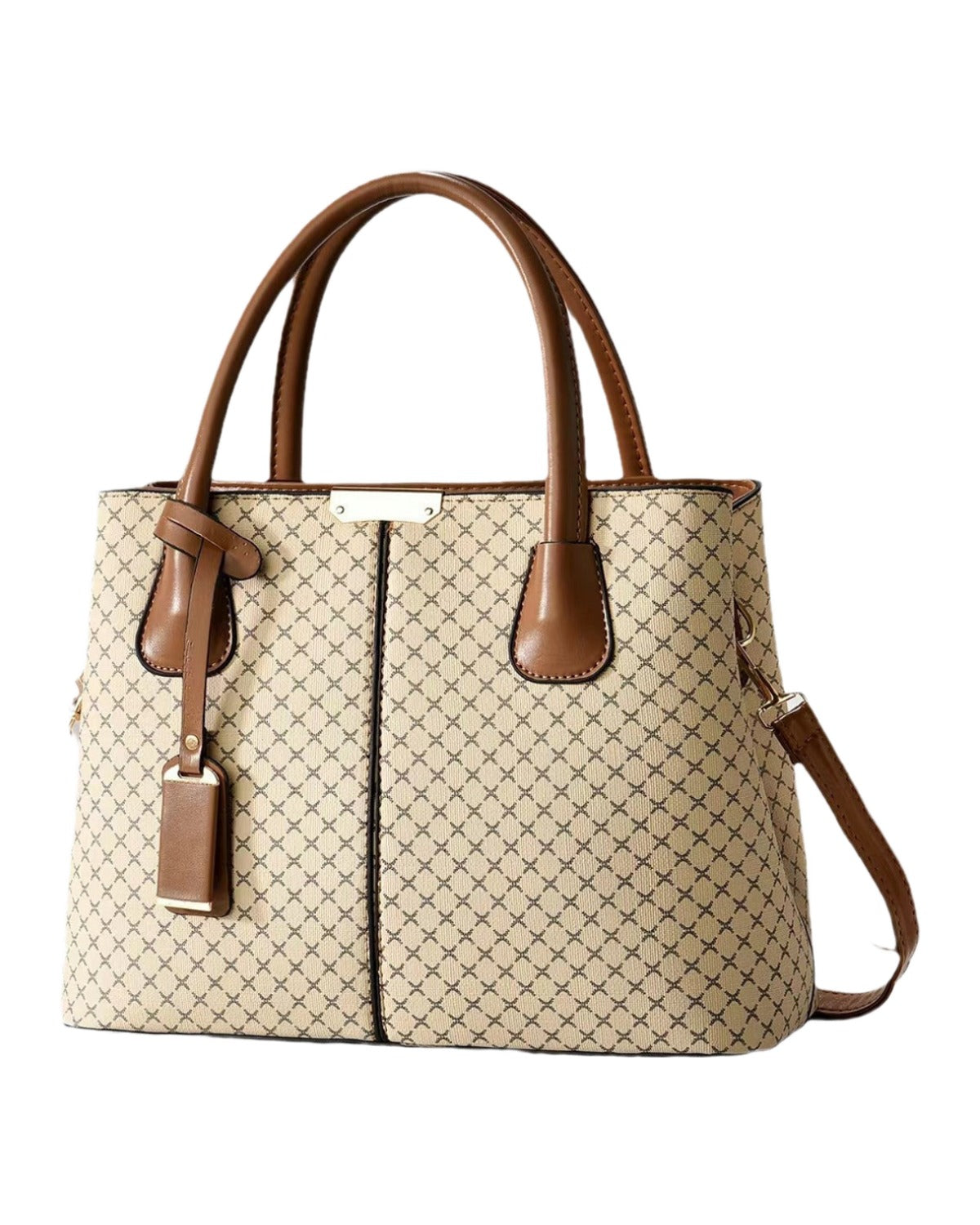 Printed Tote Crossbody Bag photo 6