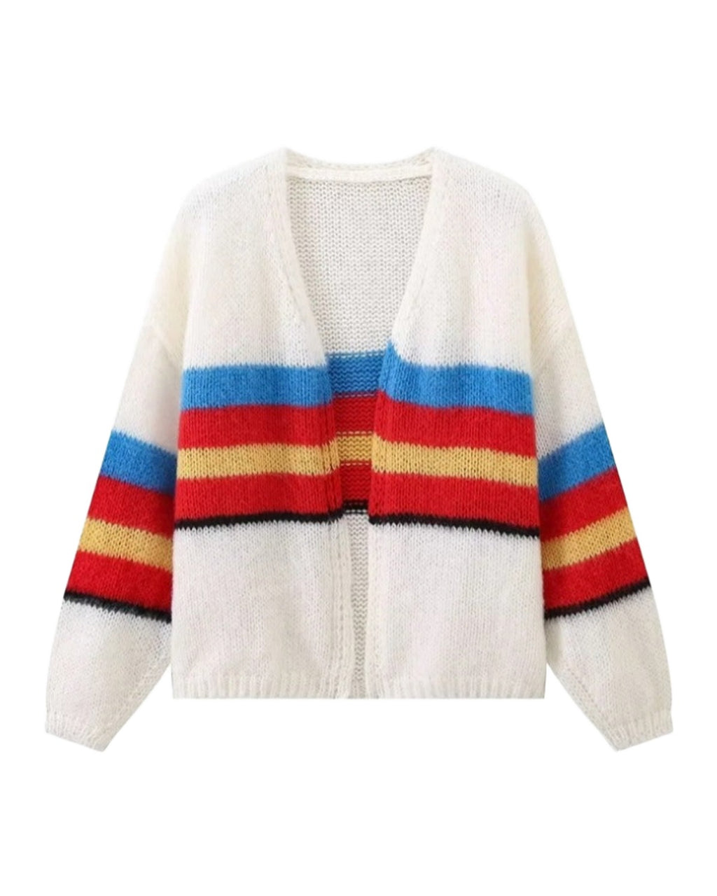 Striped Wool Cardigan Jacket photo 3