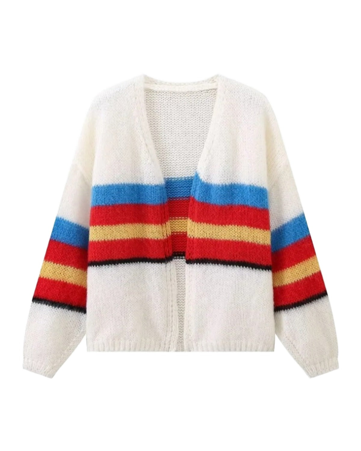 Striped Wool Cardigan Jacket photo 3
