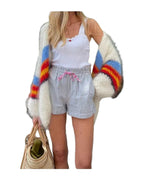 Striped Wool Cardigan Jacket photo 6