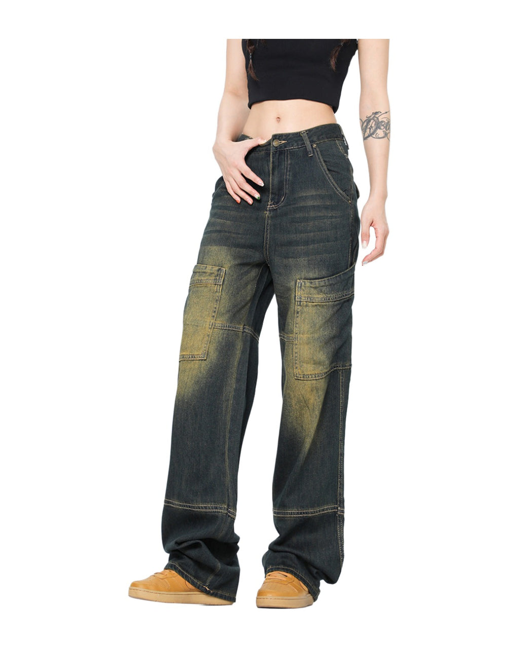 American Retro Jeans Brand Wide Leg photo 1